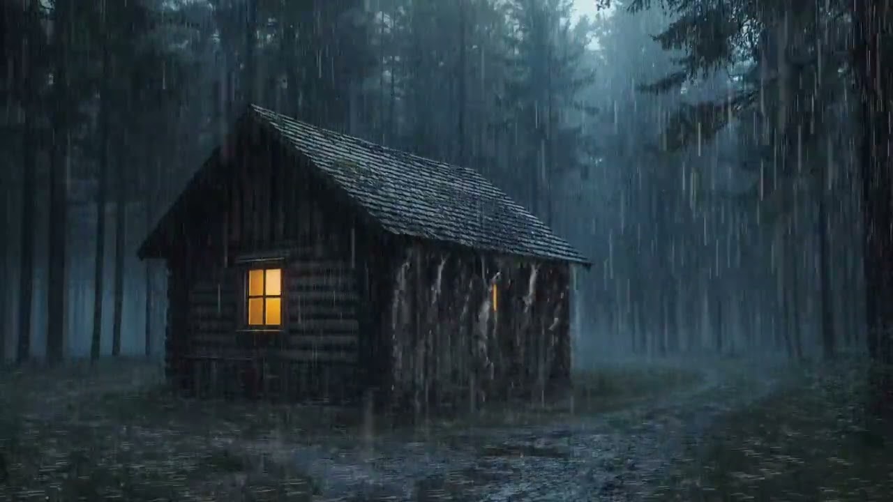 Heavy Rainstorm ASMR for Deep Focus and Restful Sleep | Relaxing Rain Noise for Stress Relief