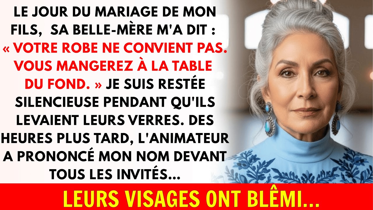 Au Mariage De Mon Fils, Sa Belle-Mère M'A Placée À La Table Du Fond Et Dit Que Je Faisais Honte…