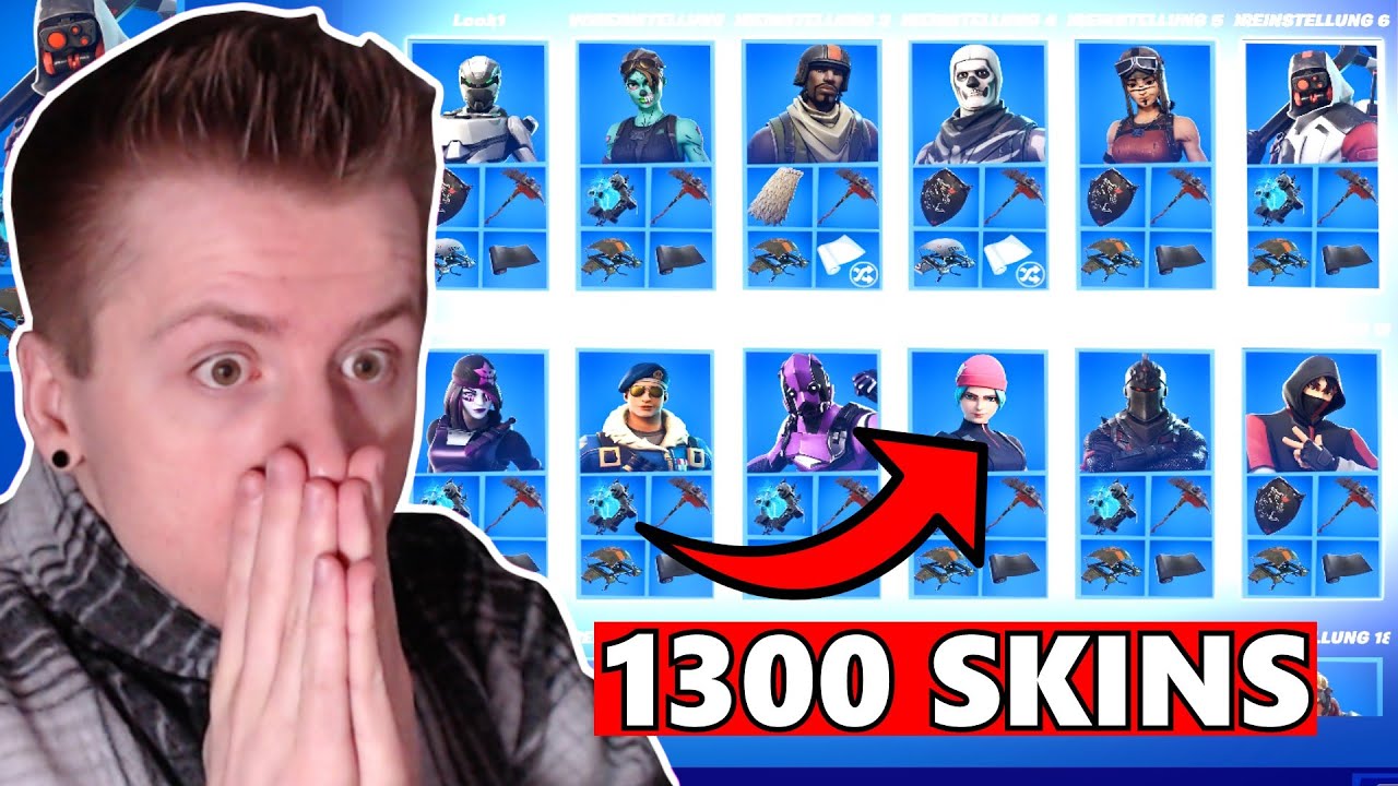 Er besitzt *ALLES* und *JEDEN SKIN* in Fortnite ! [30.000€]