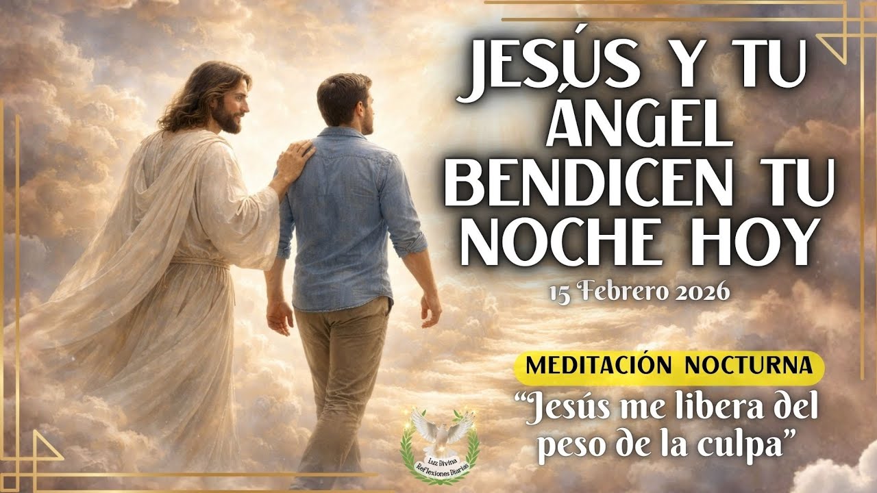 🐑Dios libera de la culpa | Oración nocturna para perdón, paz interior y descanso profundo Salmo 32