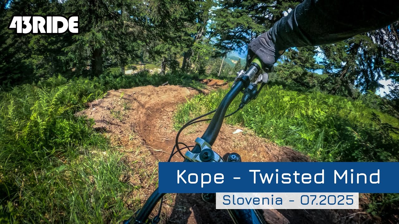 Bike Park Kope - Twisted Mind trail - Full run - 07.2025