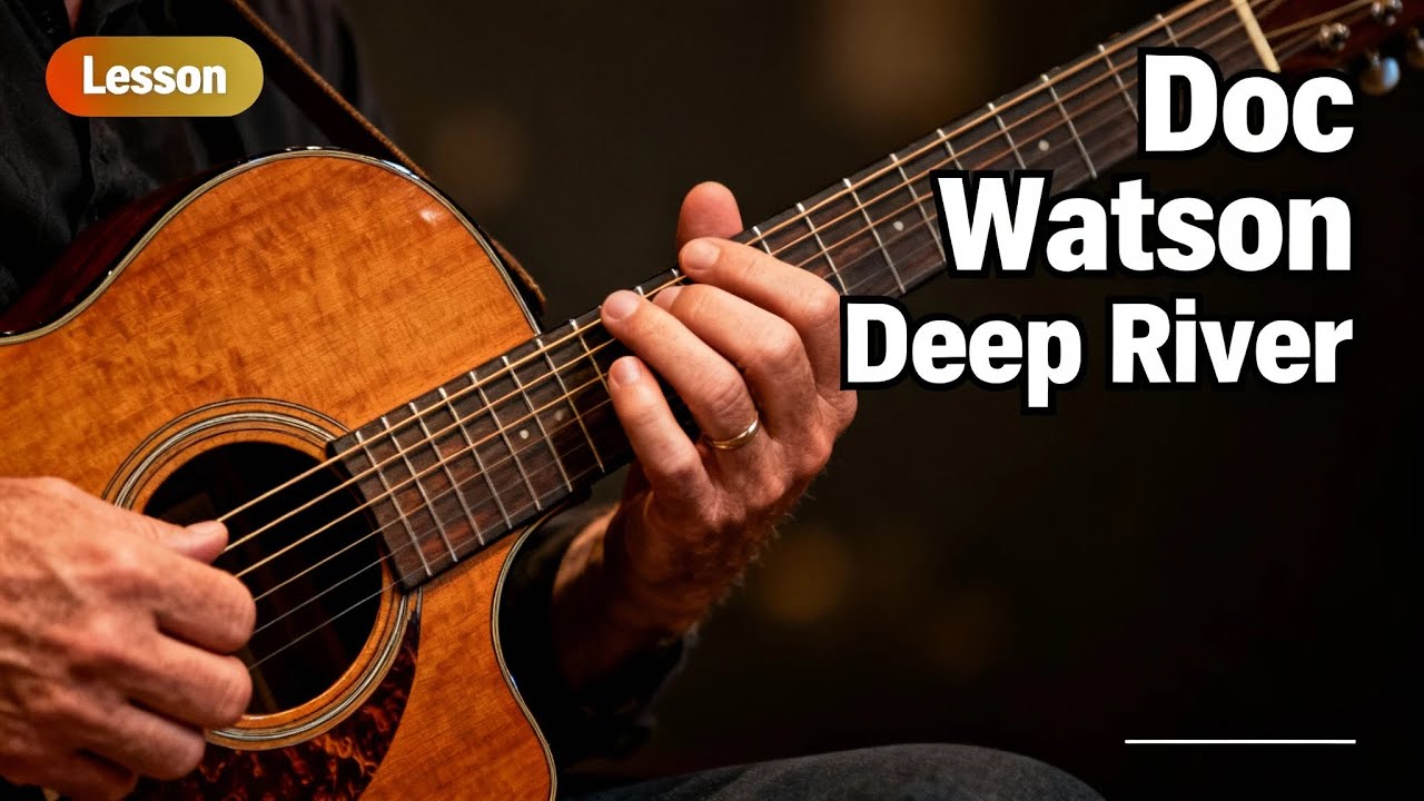 How to Play Deep River Blues (Doc Watson) – Fingerstyle Guitar Lesson
