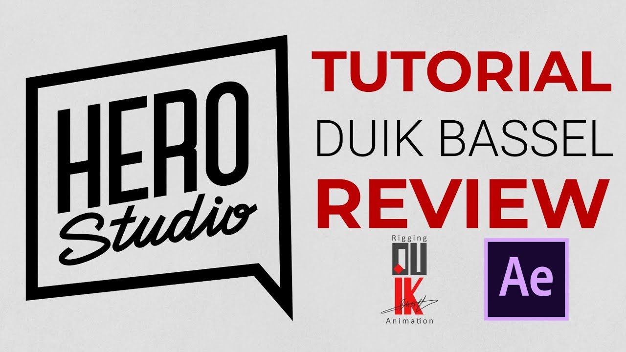Tutorial - DUIK BASSEL (16 ) After Effects - Parte 1