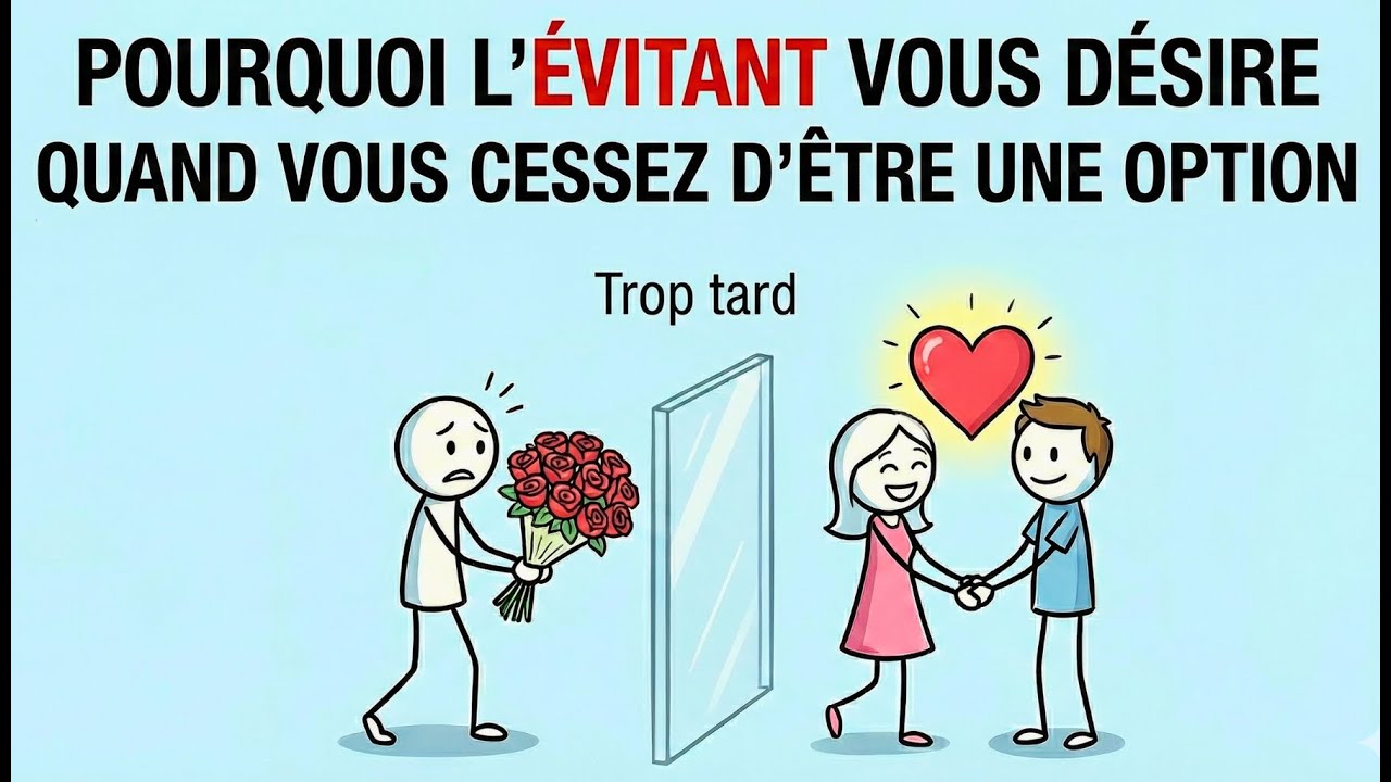 Pourquoi l’évitant te désire quand tu cesses d’être une option