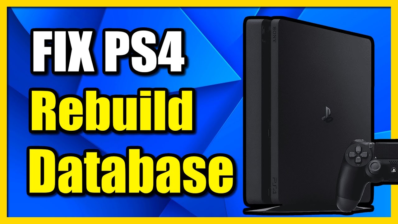 Как восстановить базу данных на PS4 в безопасном режиме (краткое руководство)