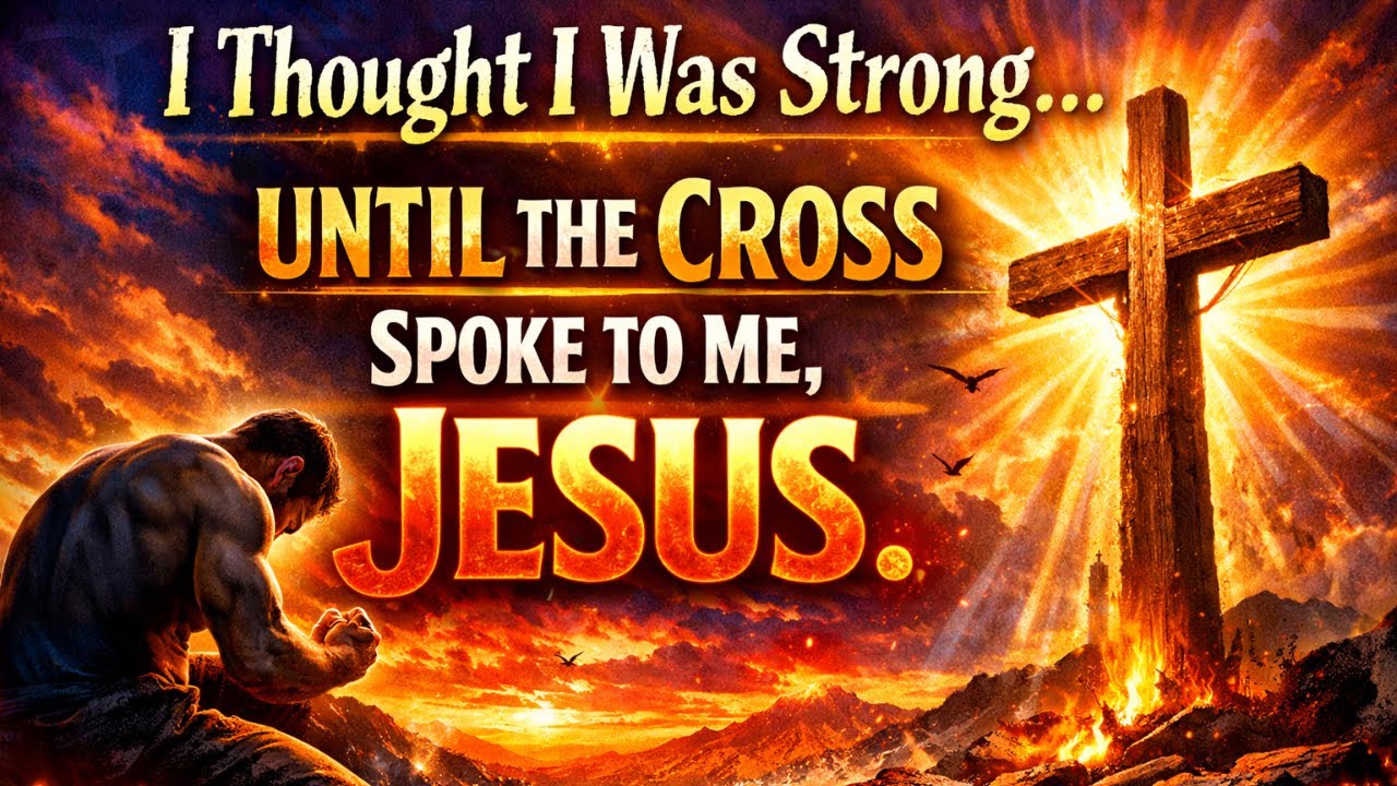 “I Thought I Was Strong… Until the Cross Spoke to Me | A Worship That Touch the Heart & Heals It”✝️🔥