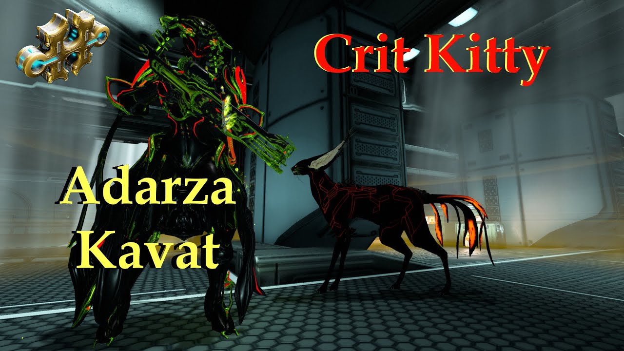 Warframe Kavat Adarza Build Crit Kitty