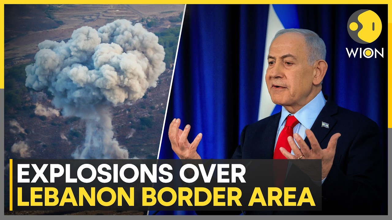 Israel-Lebanon War: Explosions Reported In Lebanon Border Area Amid Rising Regional Tensions |Shorts