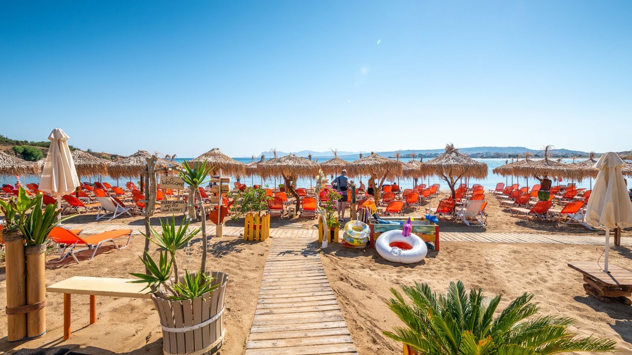 Strandbyen Agii Apostoli p&aring; Kreta