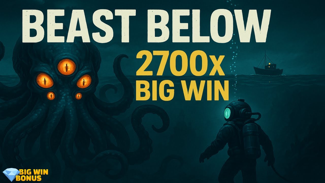 BEAST BELOW (HACKSAW GAMING) BIG WIN 2700x 😱🤑
