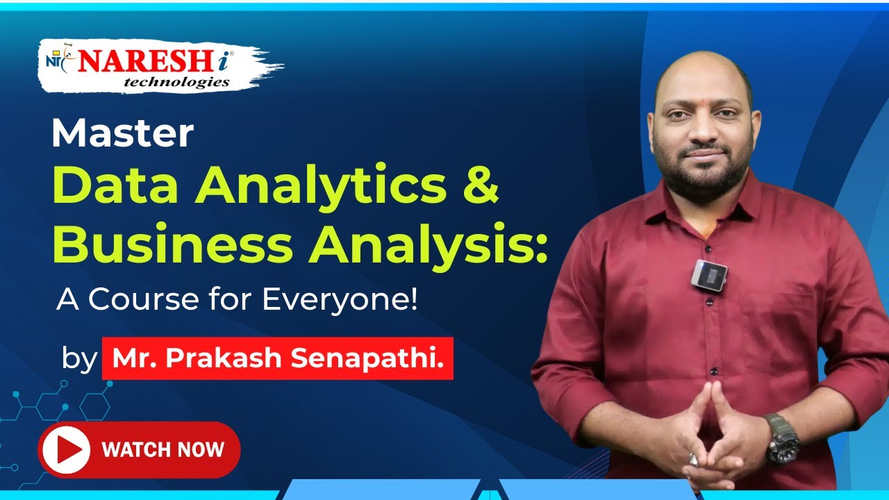 Master Data Analytics & Business Analysis A Course for Everyone! - NareshIT #dataanalysis