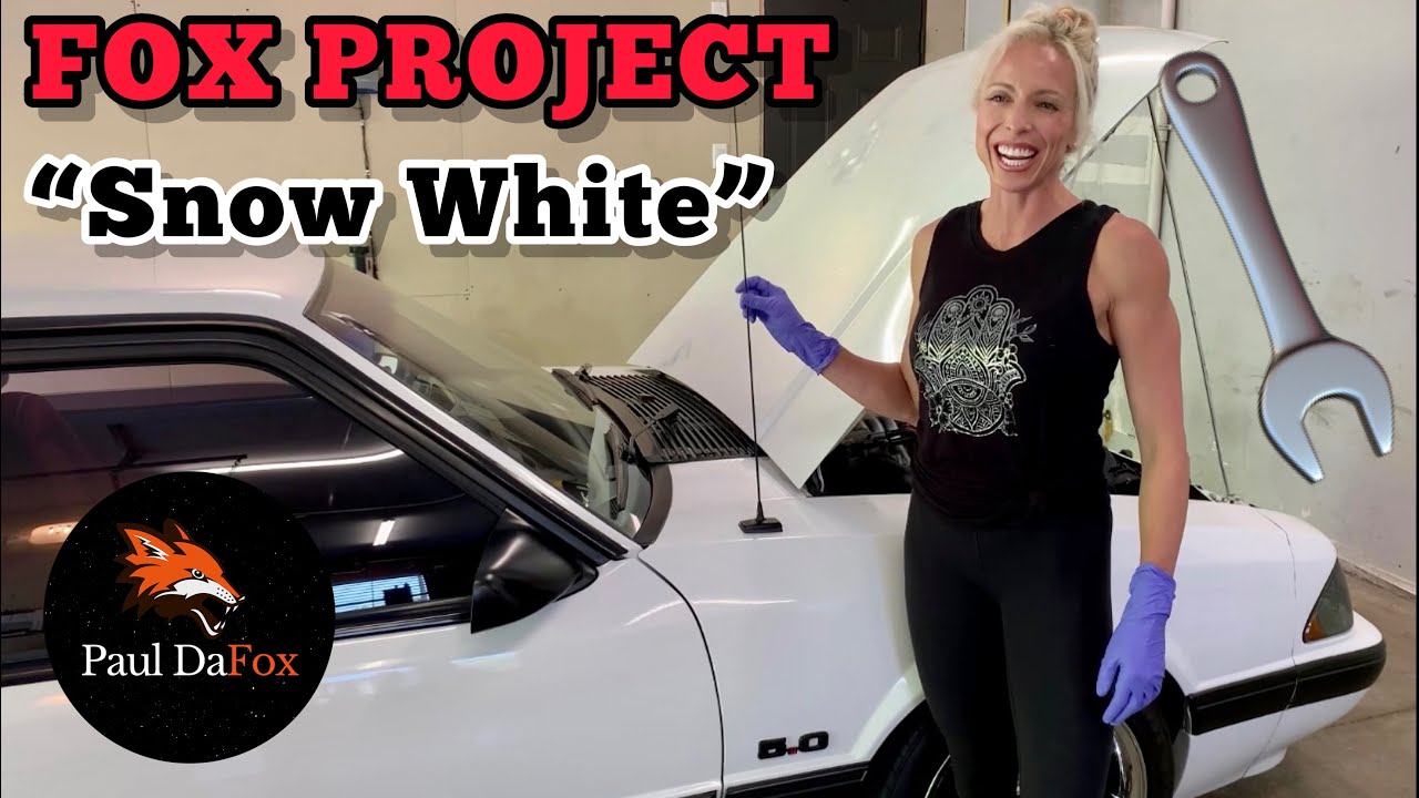 SALLY’S FOXBODY NOTCH BUILD || Project “Snow White” || 1st Mods🔧🔧