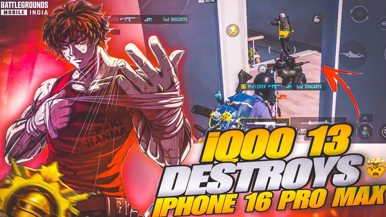 iPhone Users Won’t Like This 😬 | iQOO 13 DOMINATES BGMI 🔥#bgmi #pubgmobile 