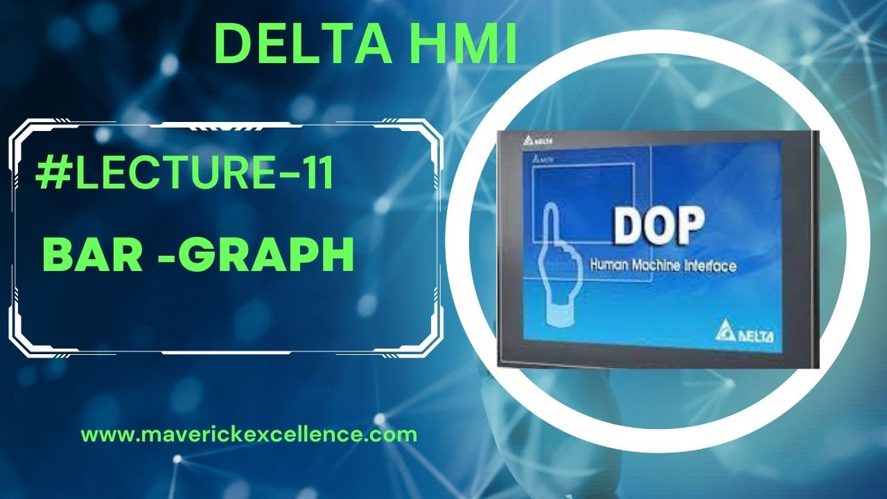 HOW TO DRAW BAR GRAPHS IN DELTA HMI |