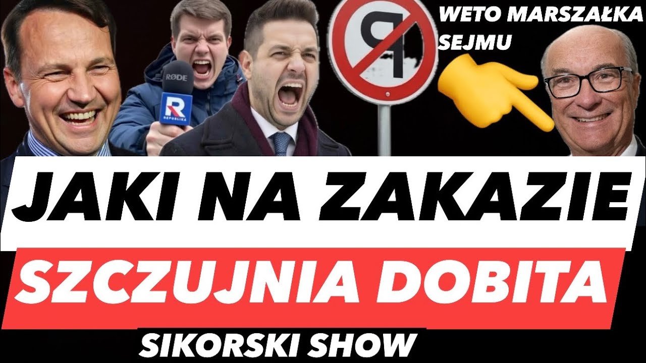 SZOK❗️Jaki staje na ZAKAZIE – jest nagranie | Sikorski miażdży szczujnię | Czarzasty punktuje PIS