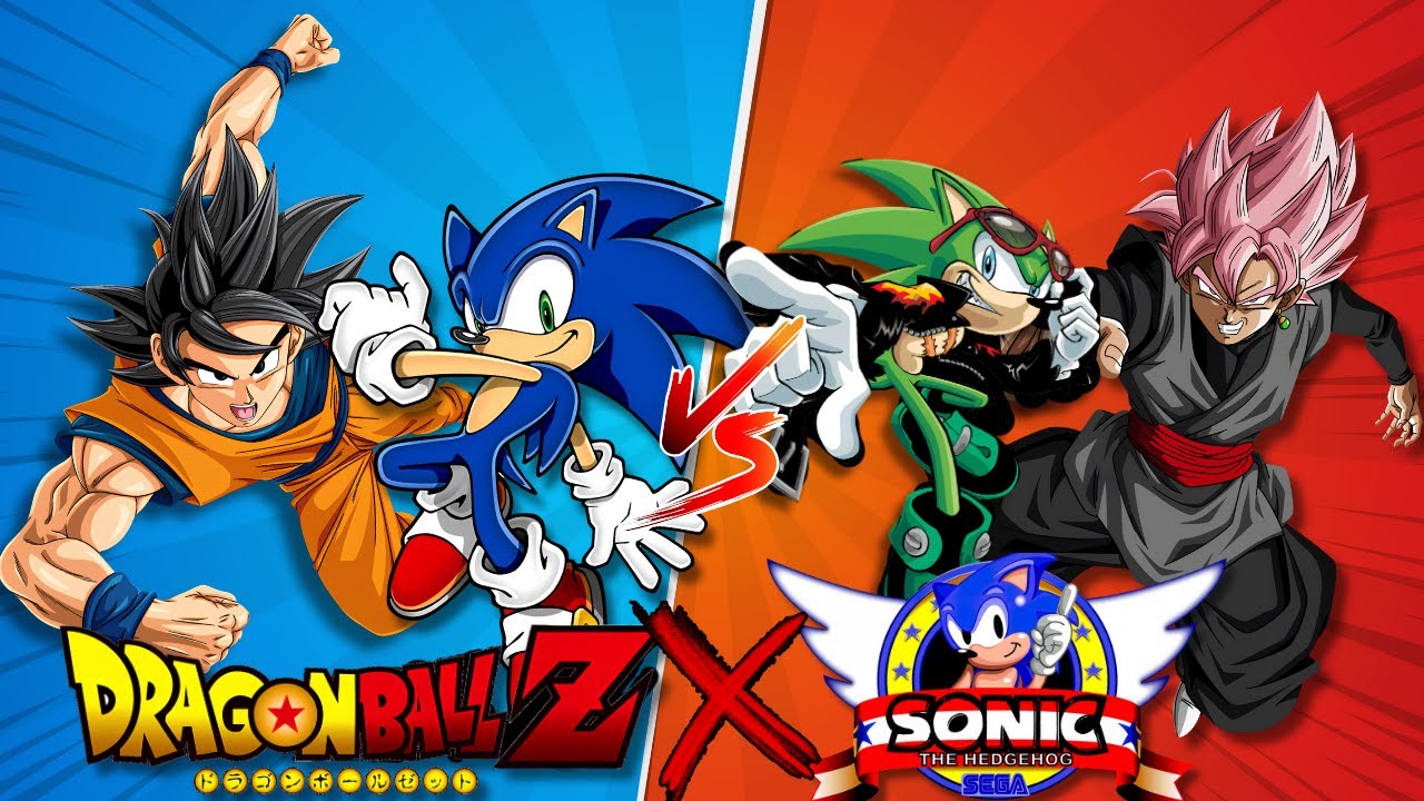 GOKU & SONIC VS GOKU BLACK & SCOURGE (MUGEN EDITION)