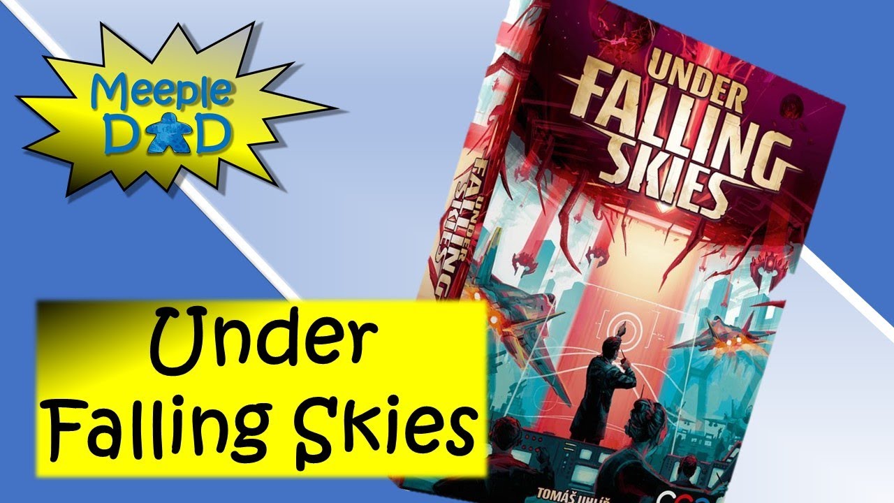 Under falling Skies - Brettspiel Board Check