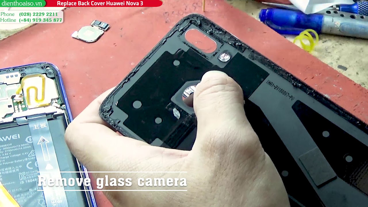 How to replace back cover Huawei Nova 3