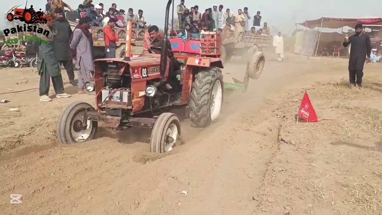 8 Number tractor Newholland 480 pulling disk harrow #pakistantoptractor