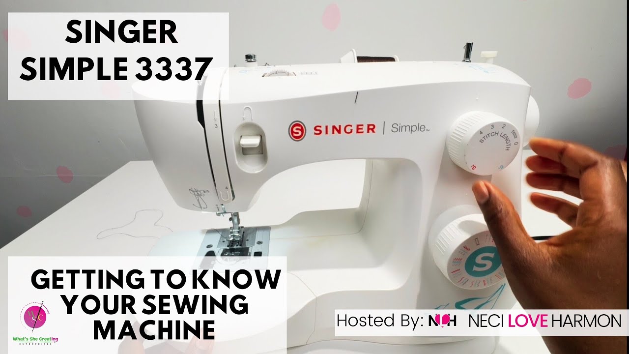 Get To Know Parts Singer Simple 3337 Sewing Machine