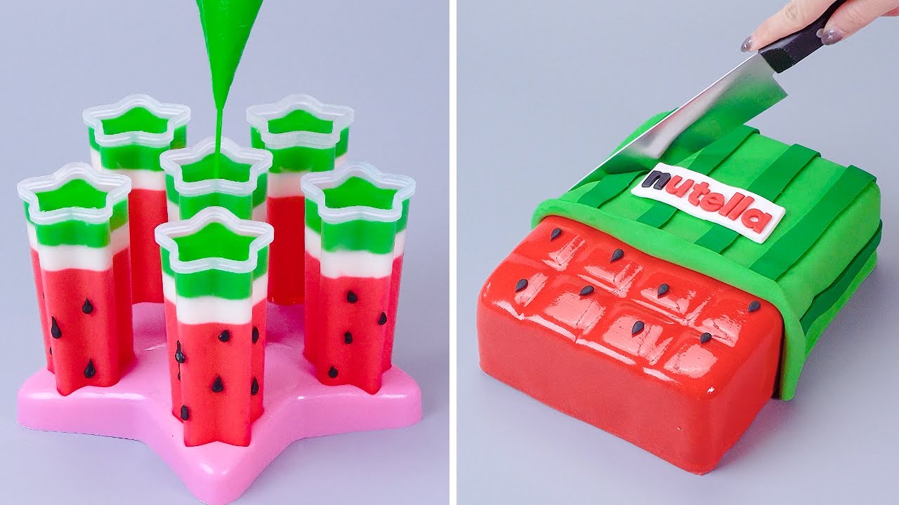 🍉 So Yummy Watermelon Dessert Ideas For Fresh Summer 🍉 Satisfying Cake Tutorials | Easy Cakes