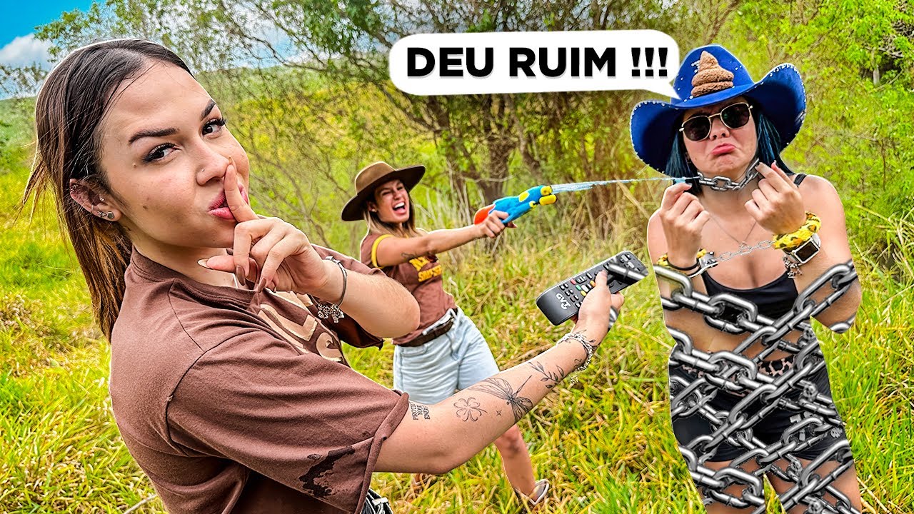 DESAFIO DO PAUSE NA CACHOEIRA *me dei mal de novo*