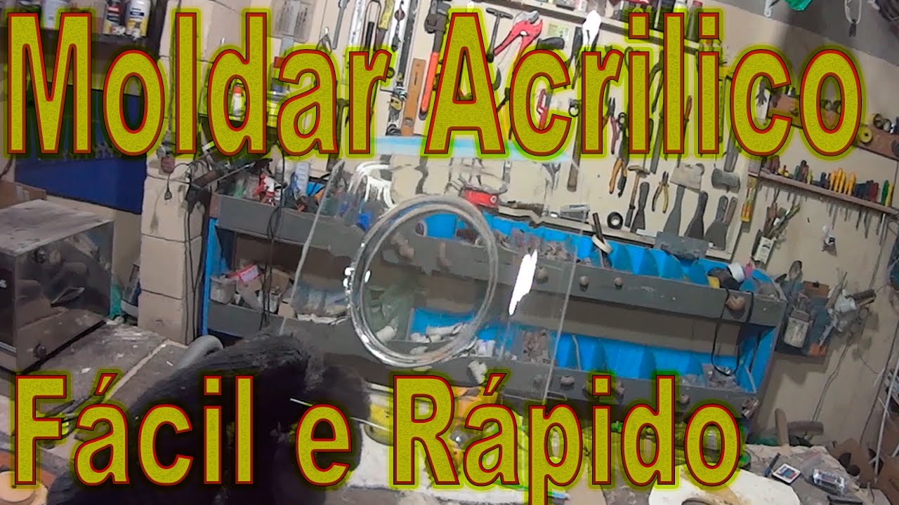 Como moldar acrílico fácil e rápido faça você mesmo peças com precisão