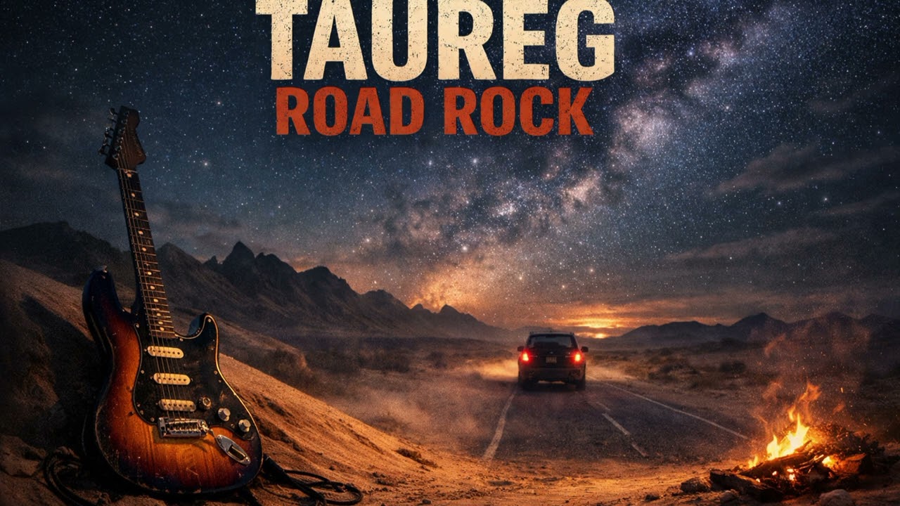 TAUREG ROAD ROCK 🔥 Desert Blues Rock Drive | Saharan Guitar Journey