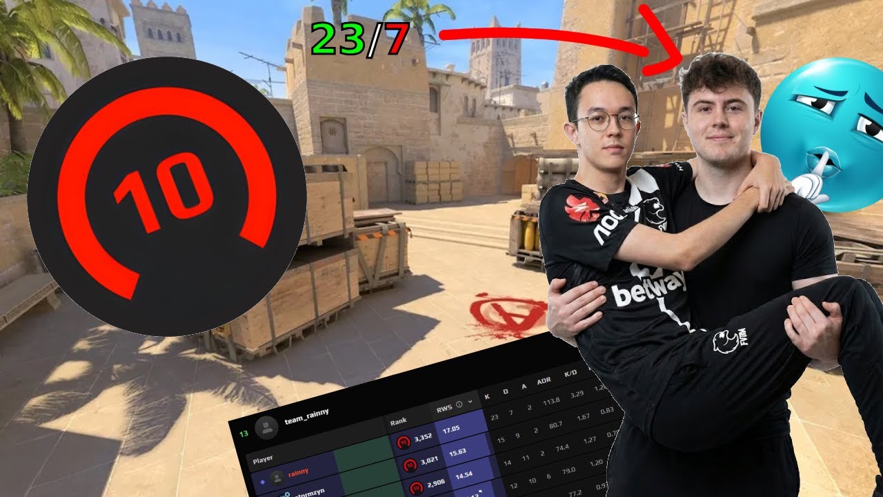CARREGUEI EX-JOGADOR DA FURIA PARA VITORIA! 3.29 K/D ABSURDO!