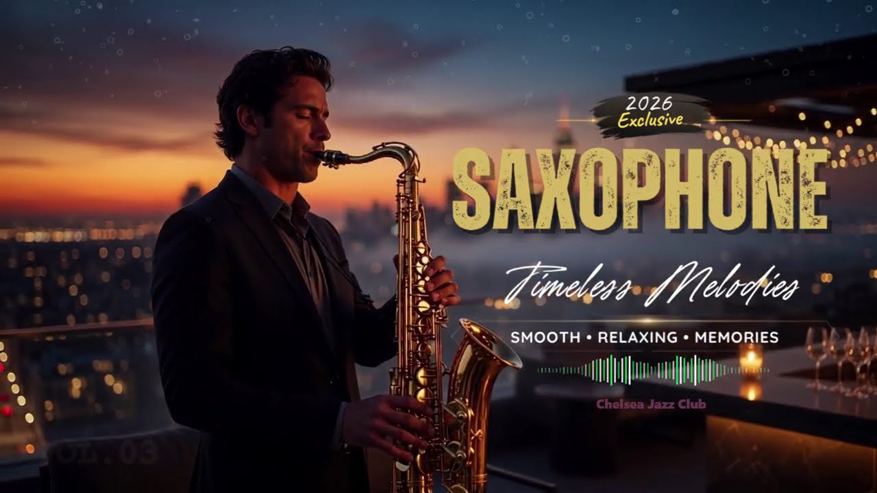 Candlelight Dinner Saxophone Music 🎷 Elegant Saxophone Jazz for Relaxing, Love & Quiet Nights