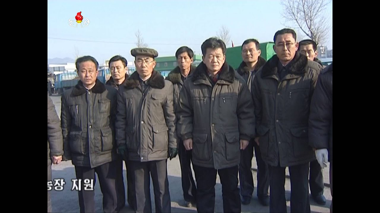 Evening news on North Korean TV,  March 05 2016