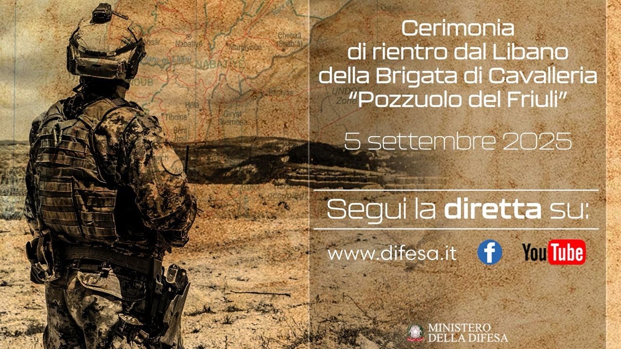 Cerimonia di rientro della Brigata di Cavalleria “Pozzuolo del Friuli”