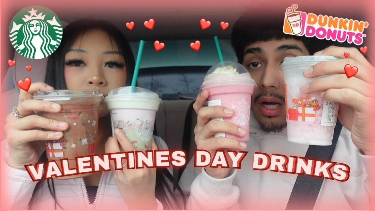 TRYING VALENTINES DAY DRINKS