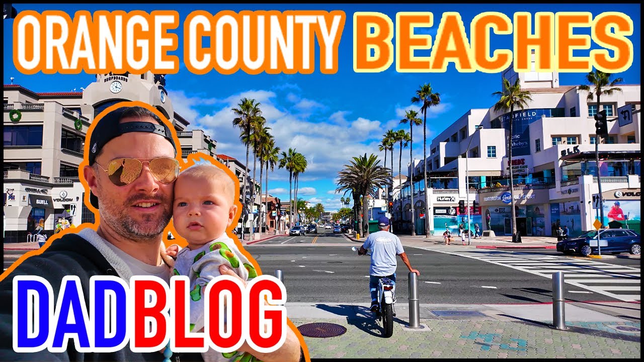 Exploring Beaches in Orange County California! - Dadblog Episode 6!