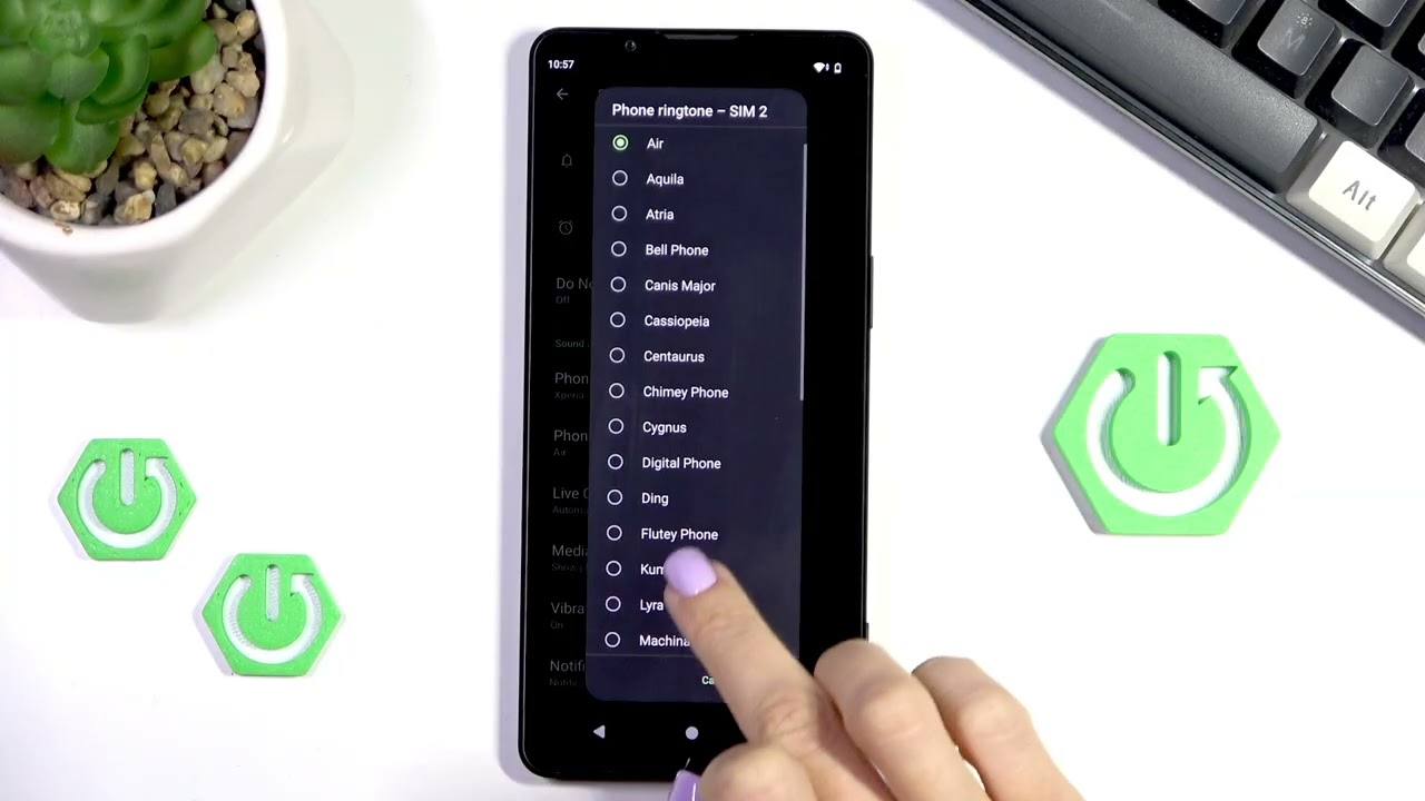 SONY Xperia 1 VII – How to Change Ringtone