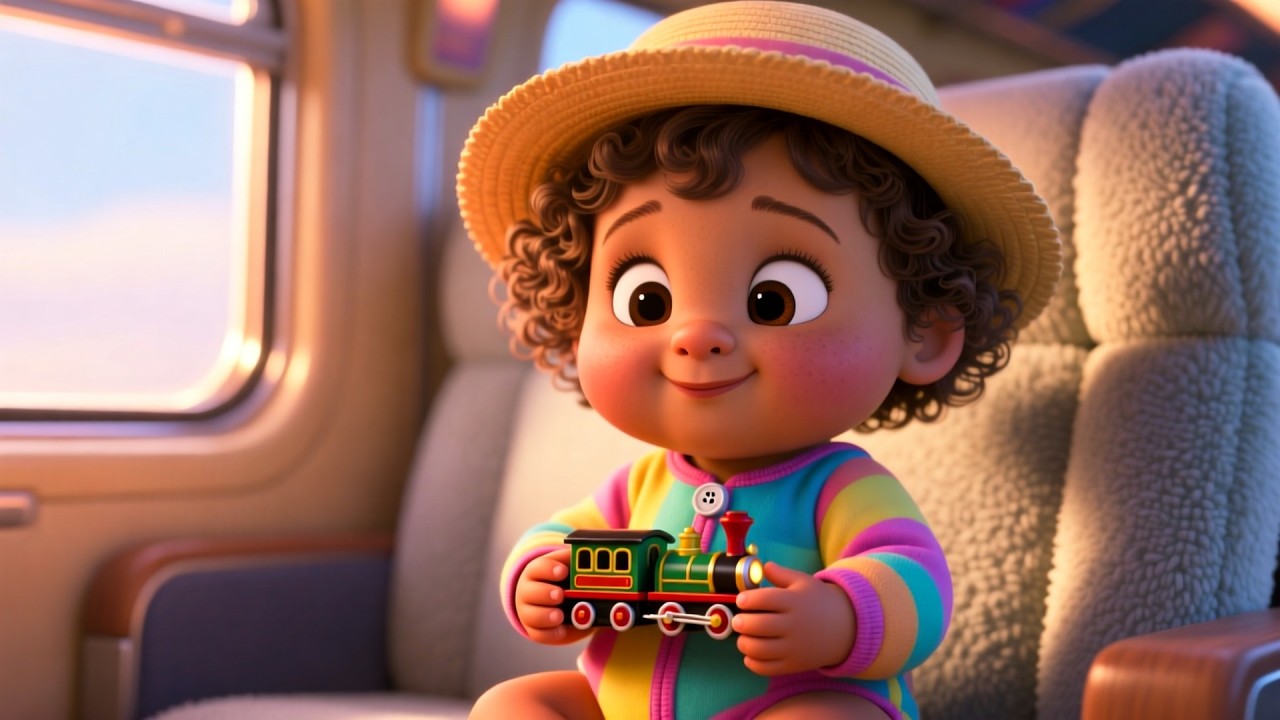 Little Train Boom Joy | Fun Train Song for Kids | Choo Choo Adventure Rhyme