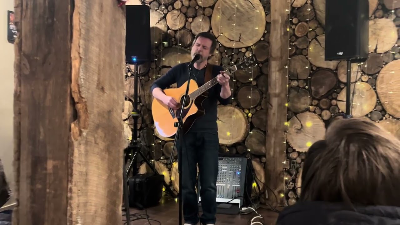 Shawn Cunnane of Crick Wooder performs “Dark Hollow” in Lyons, CO