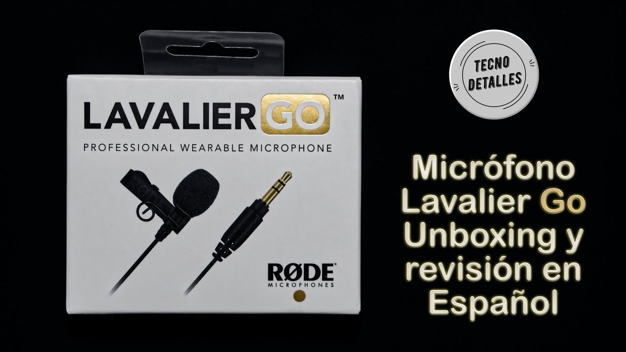 Micrófono Lavalier Go Unboxing y revisión en Español