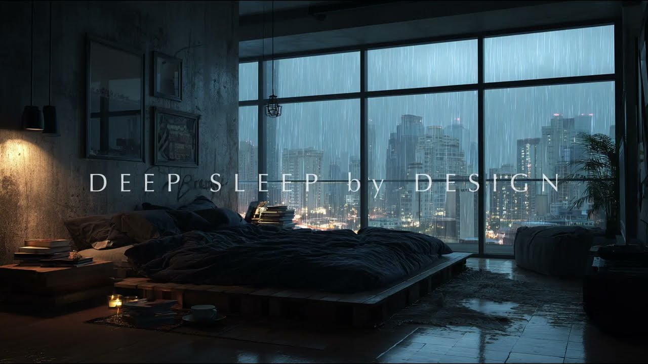 Relaxing Rain Sounds for Sleep | 8 hours, no disruptions