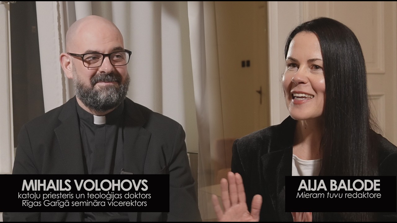 &ldquo;Mierīgas sarunas nemierīgajiem&rdquo; &ndash; Aija Balode un Dr. theol. Mihails Volohovs.