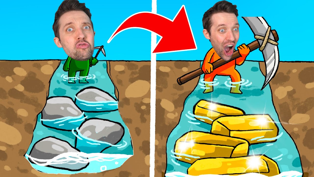 Ich SAMMLE 100 GOLDBARREN... in Gold Rush 3D!