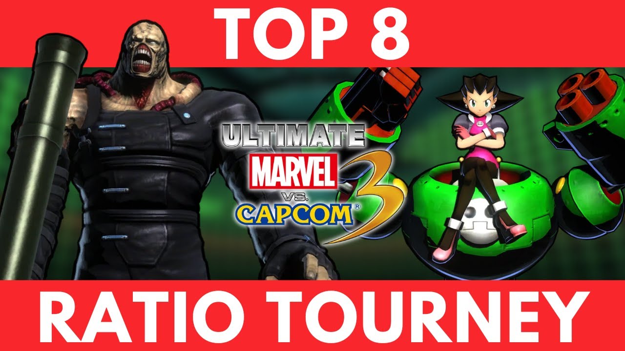 TNS UMvC3 RATIO TOP 8 (Nemesis, Tron, Arthur, Deadpool, Akuma) MvC3 Tourney Marvel 3