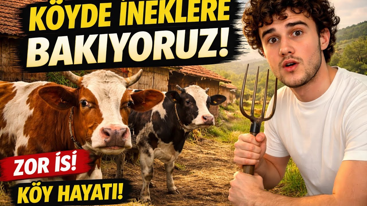 Köyde yaşam zor MERAK ETMEYİN ! #vlog #köydeyaşam @yigitcetin9490