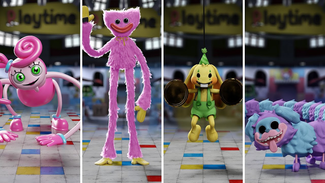 Poppy Playtime Chapter 2 Characters Workshop Animations