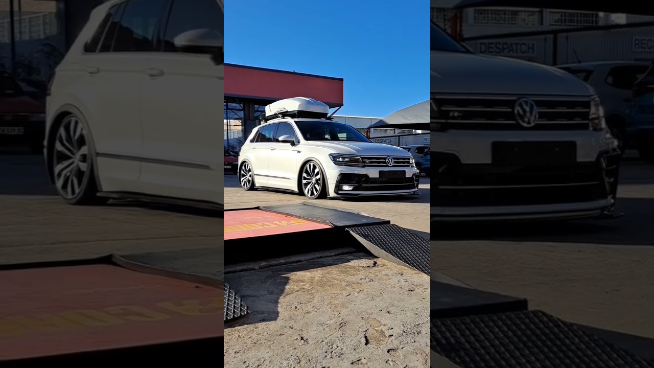 Bagged Tiquan #southafrica #automobile #cars #bagged #volkswagen #stance