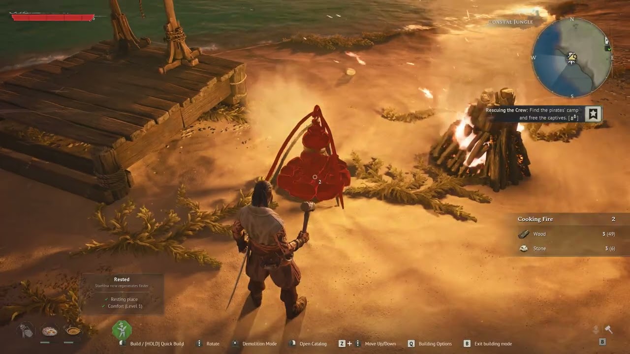 Windrose demo cap 4 tenemos el barco pero sin tripulacion y primer tripulante