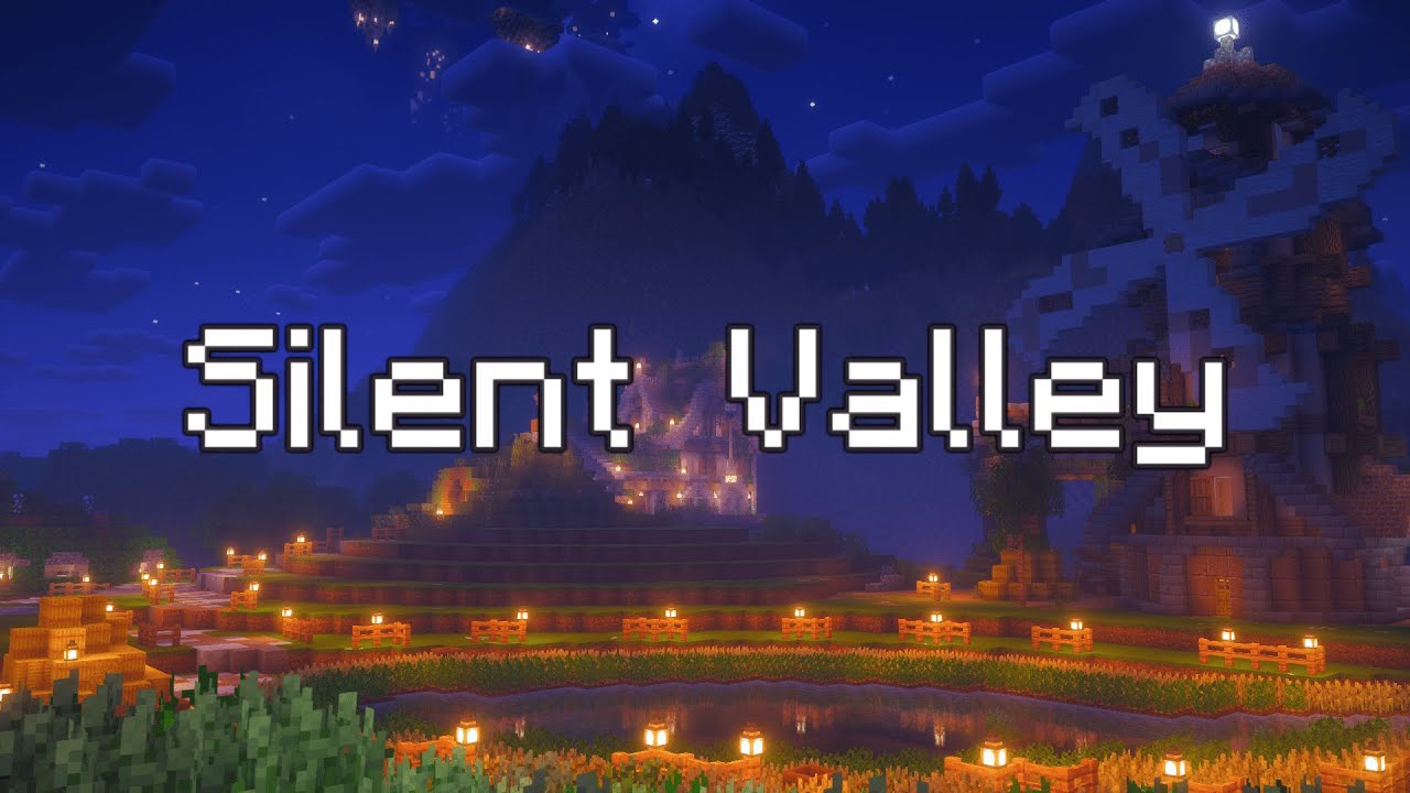Silent Valley - minecraft relax music (Ambient C418)˚⟡˖ ࣪💙