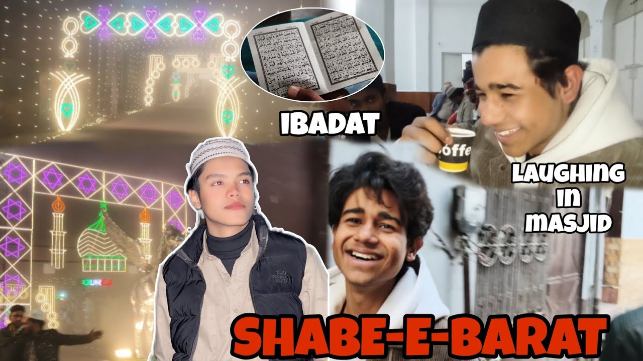 Shabe-e-barat mubarak 🗣️🔥///puri raat ibaadat 🤲///masjid me hmari tqreer😂😂