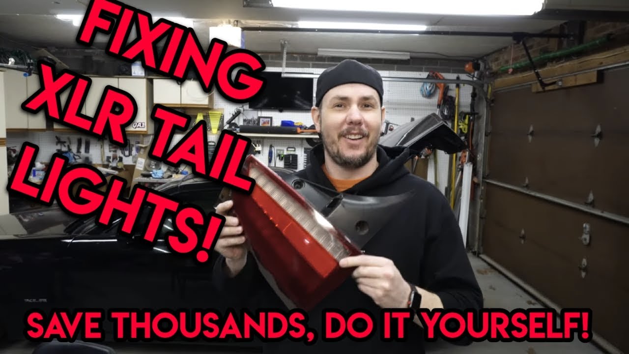 Repairing A Cadillac XLR Tail Light