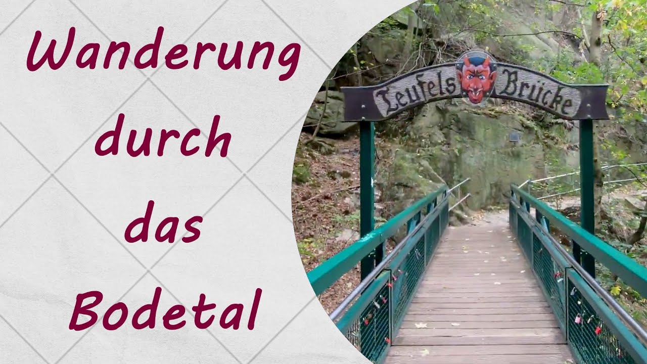 Wanderung durch das BODETAL || Thale nach Treseburg || Wandern im Harz